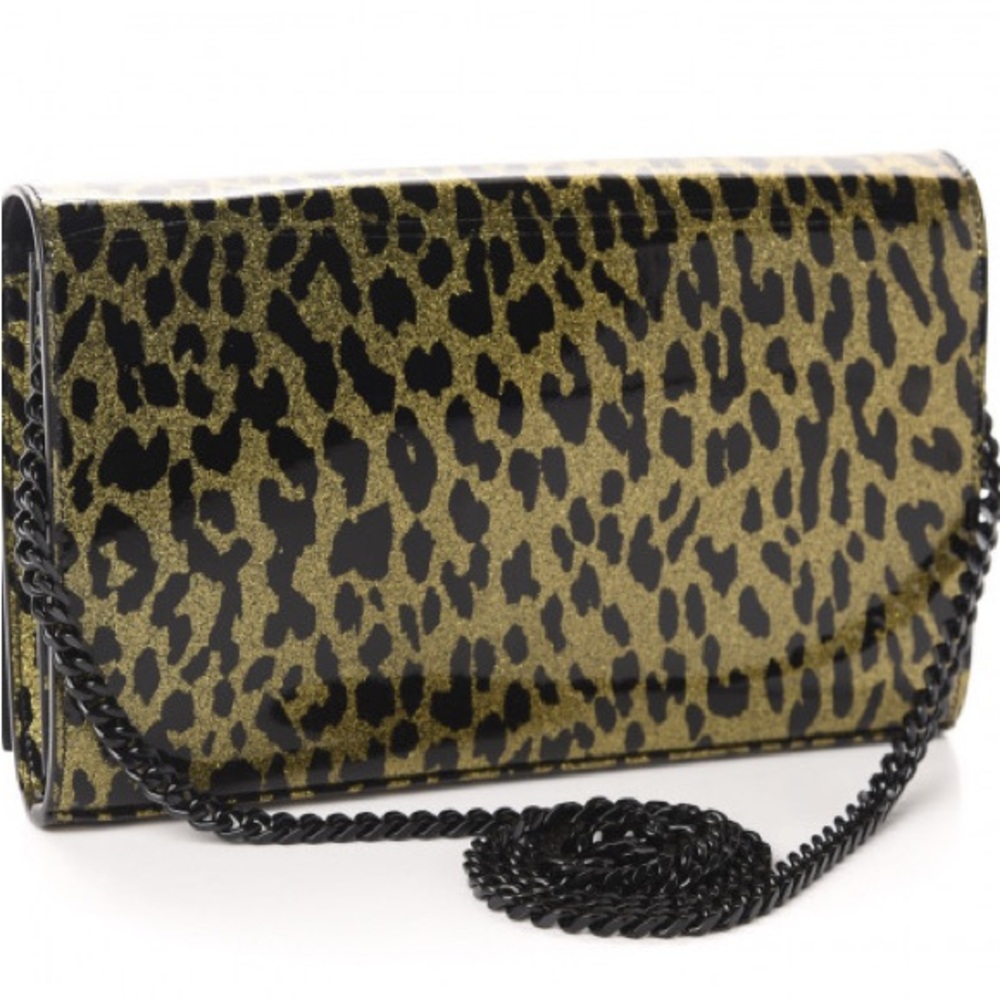 YSL Leopard Chain Purse Wallet - Picture 4 of 10